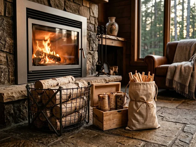 Подготовка «каминного набора выходного дня» в Тольятти